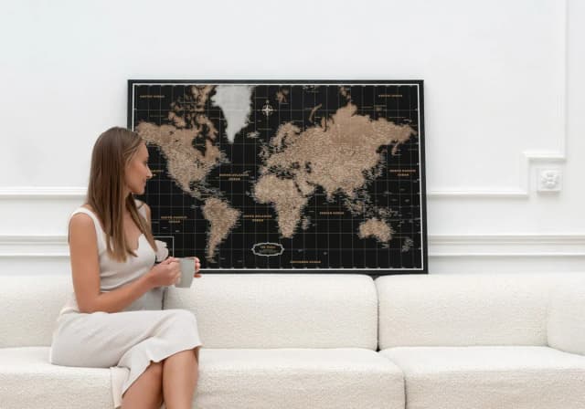 Jak wykorzystać mapę korkową świata do śledzenia odwiedzonych miejsc? Jak wykorzystać mapę korkową świata do śledzenia odwiedzonych miejsc?